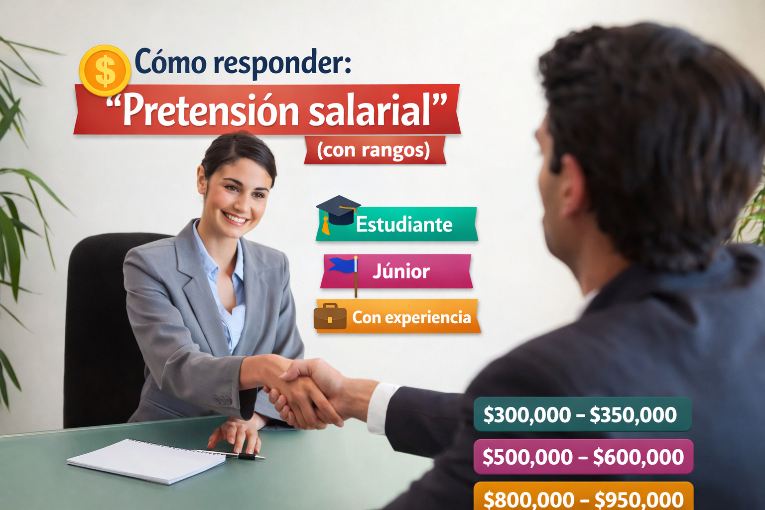 Pretensión salarial: cómo responder