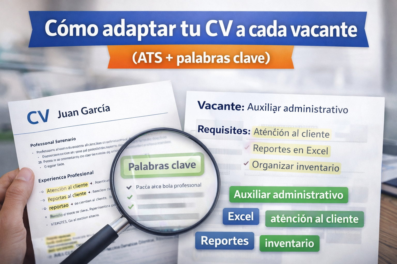 Cómo adaptar tu CV a cada vacante