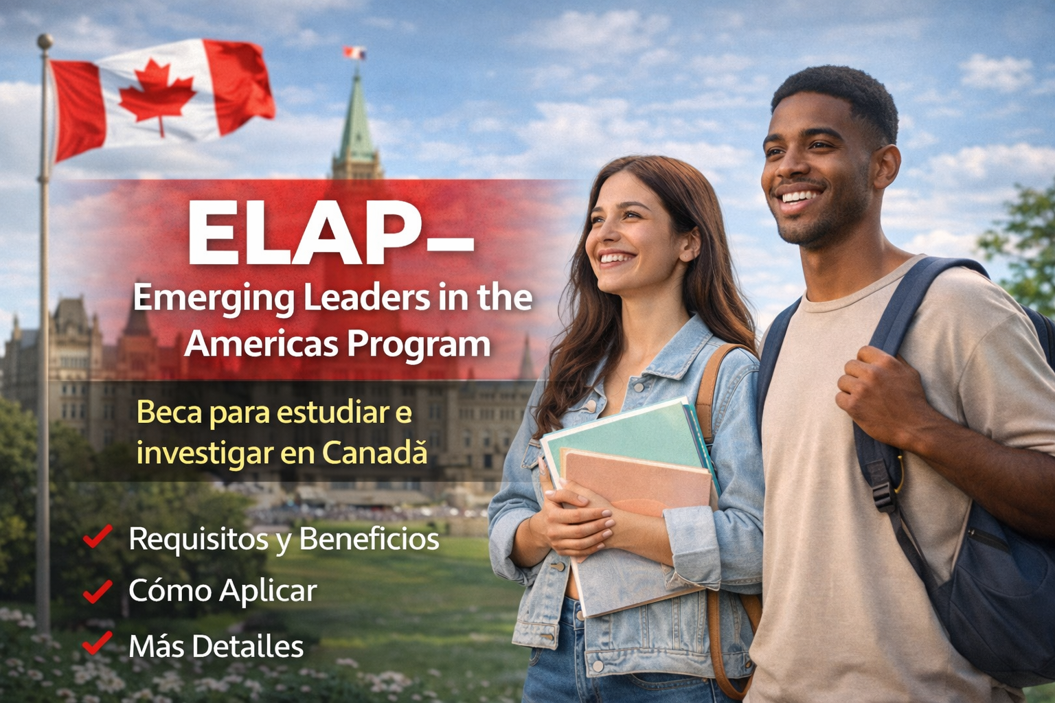 Becas ELAP para estudiar e investigar en Canadá