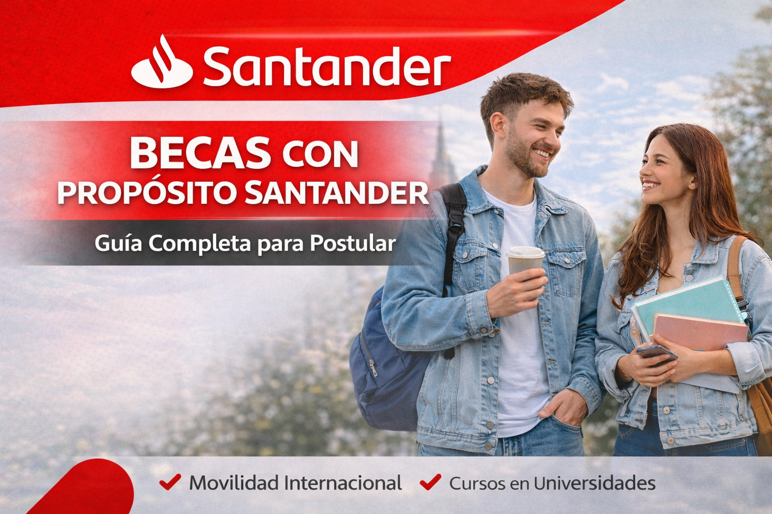 Becas Santander México, becas cpon propósito