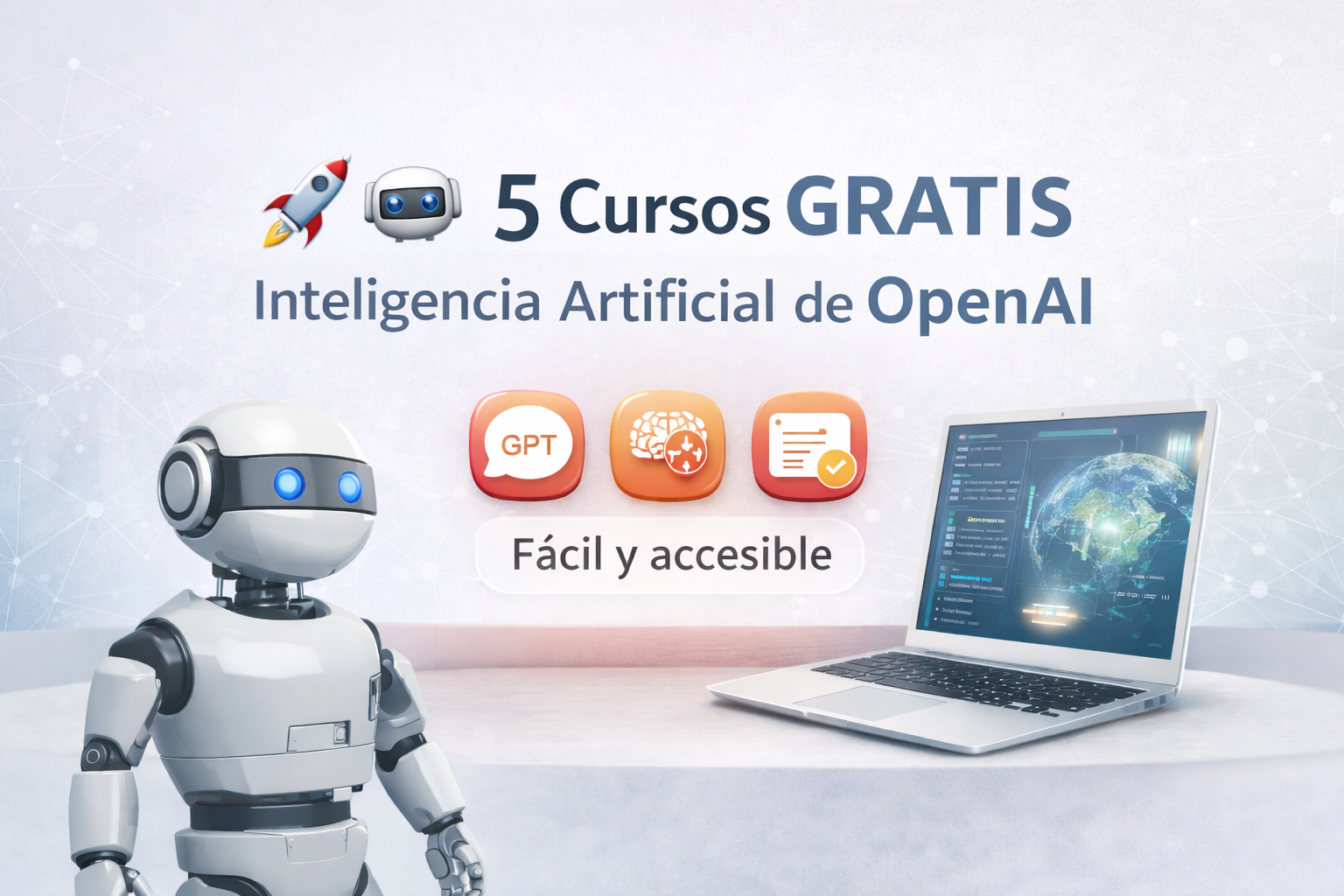 5 cursos GRATIS de OpenAI