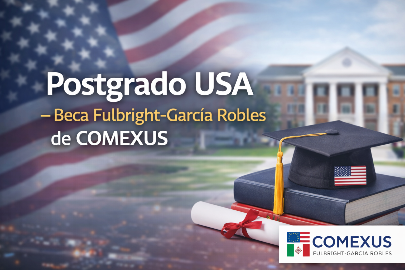 Post grado USA - Beca Fulbright-García Robles de COMEXUS